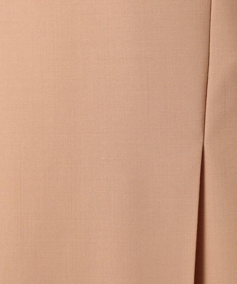 トスカーナノベルストレッチ ラップ風スカート