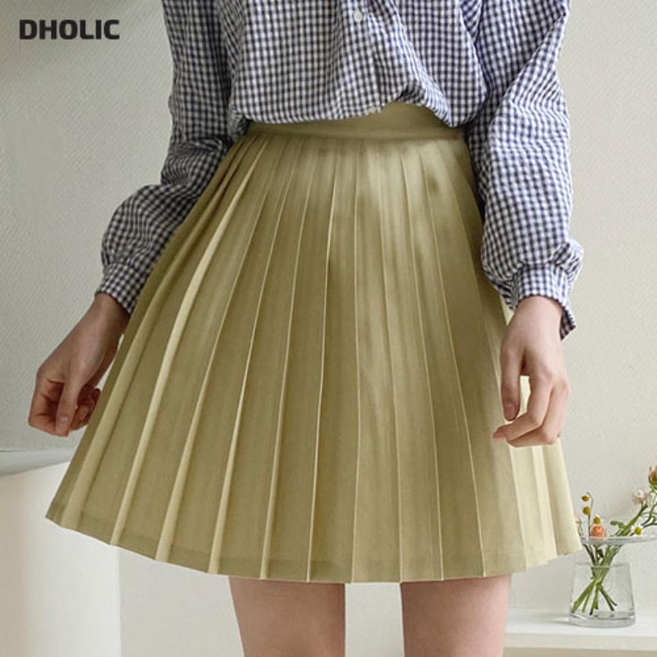 プリーツミニスカート・全5色・t63138 レディース 【sk】【韓国 ファッション ボトムス スカート ミニ ミニスカート ガーリー プリーツスカート コンシールファスナー付き 秋 冬】【NIJU】