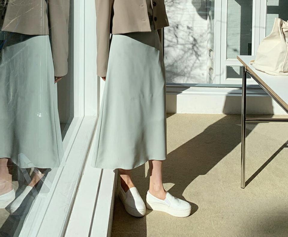 バックゴムフレアスカート・全5色・t61625 レディース 【sk】【韓国 ファッション ボトムス スカート ロング ロングスカート Aライン バックゴム フレア ボリューム カジュアル 体型カバー フェミニン デイリー 秋 冬】