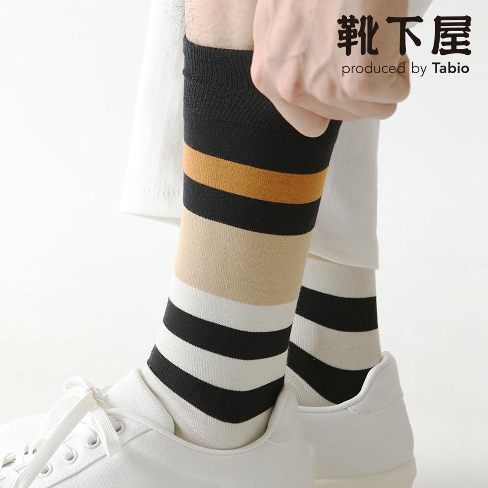 【あす楽】【Tabio MEN】 メンズ アンクル2本ラインソックス / 靴下屋 靴下 タビオ くつ下 クルー メンズ 日本製