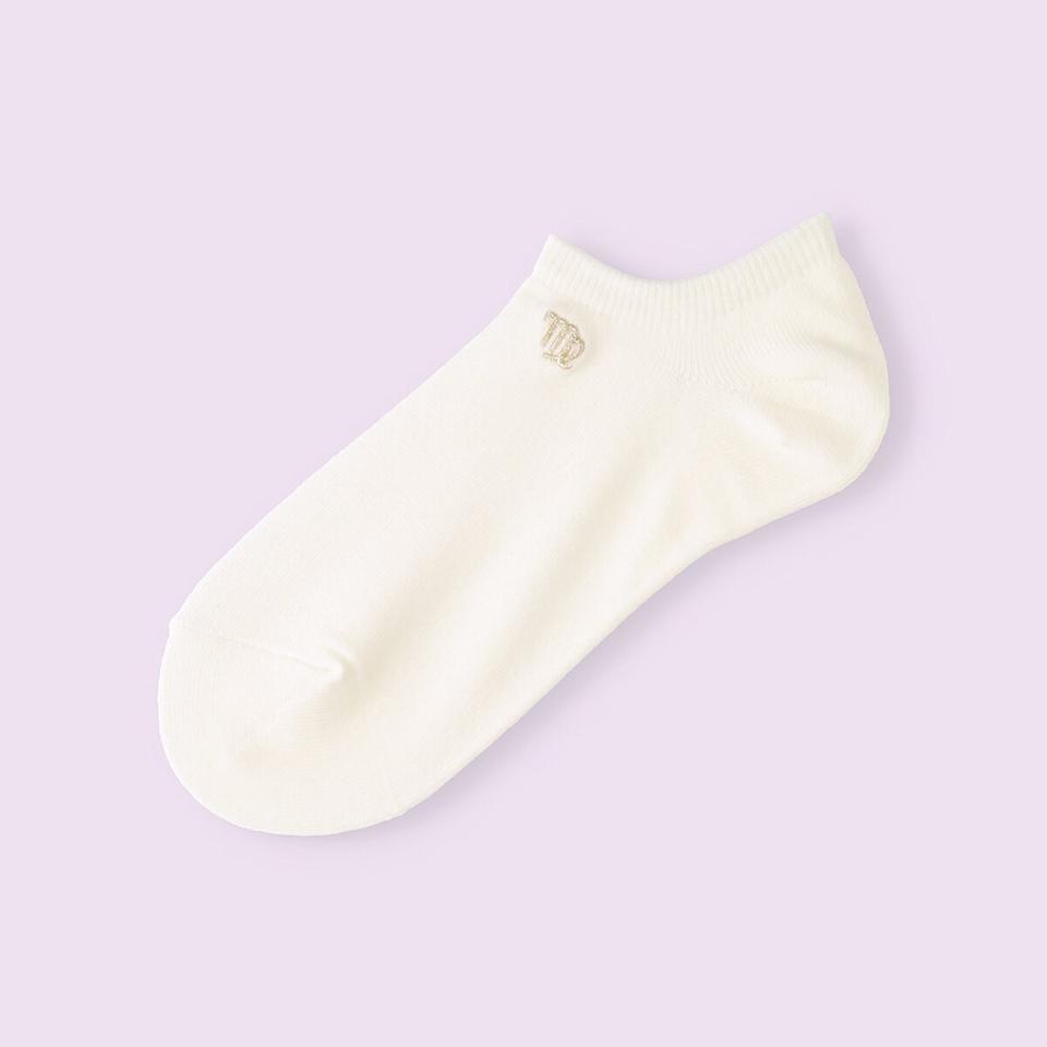 【クーポンで3足1,100円】【Mighty Soxer】 星座刺繍スニーカー用ソックス / 靴下屋 靴下 タビオ マイティソクサー くつ下 レディース 日本製 2212ka