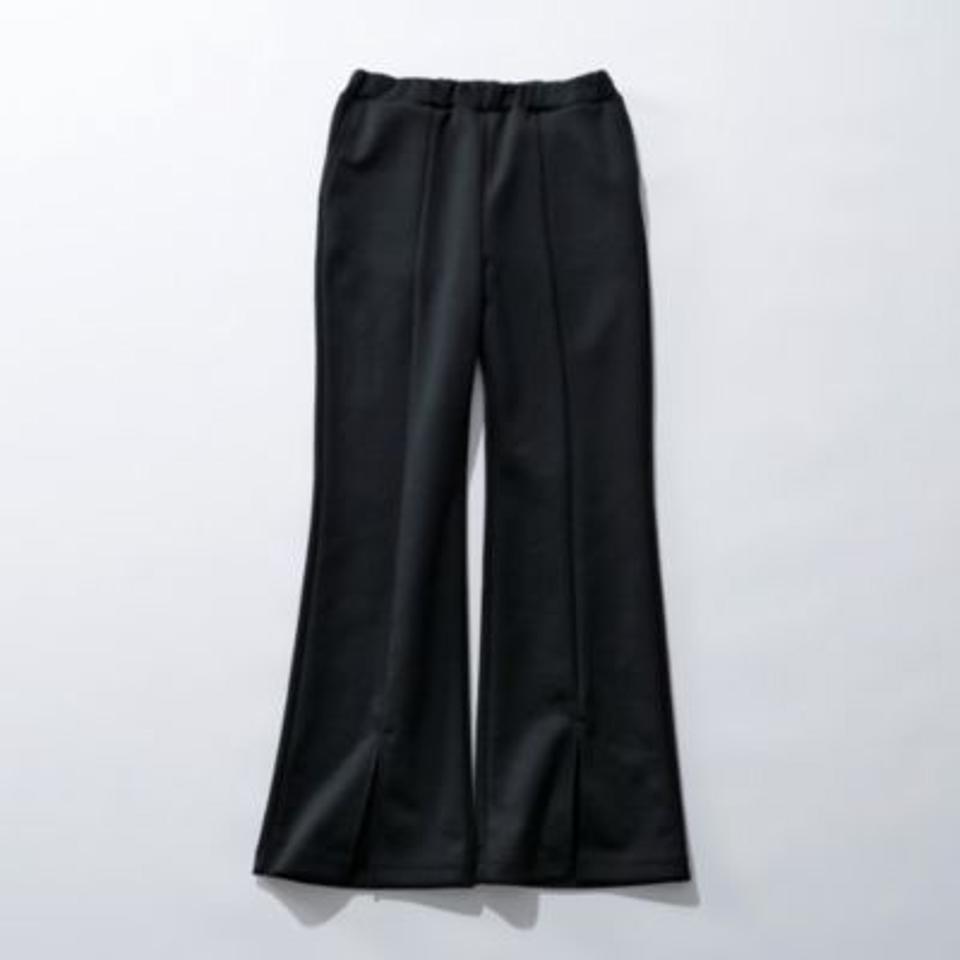 センタースリットニットパンツ