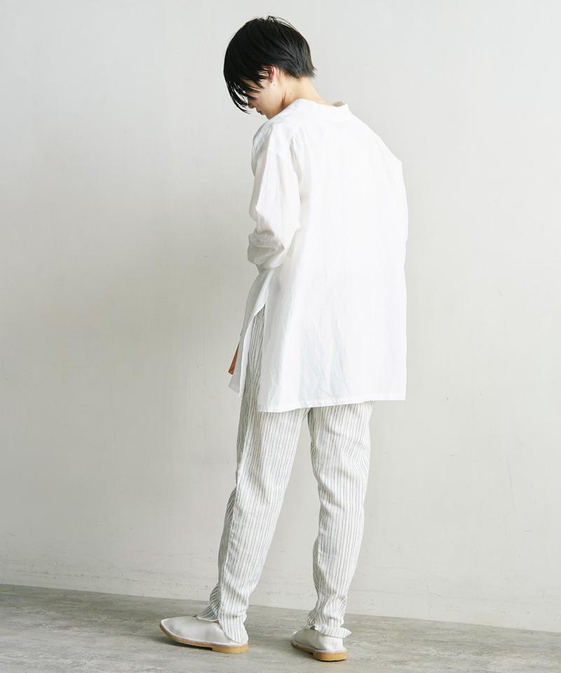●○C/Cu/Liローン 2WAYスタンドシャツ（nitca）