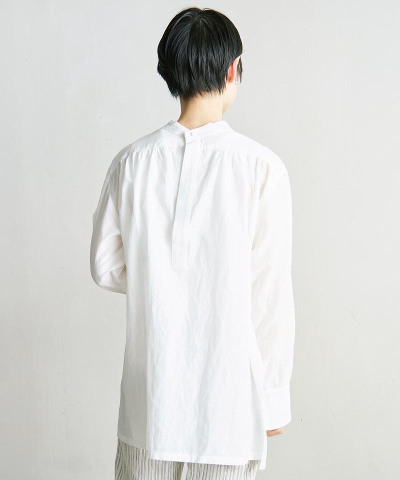 ●○C/Cu/Liローン 2WAYスタンドシャツ（nitca）