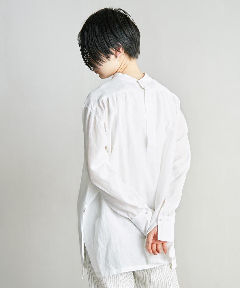 ●○C/Cu/Liローン 2WAYスタンドシャツ（nitca）