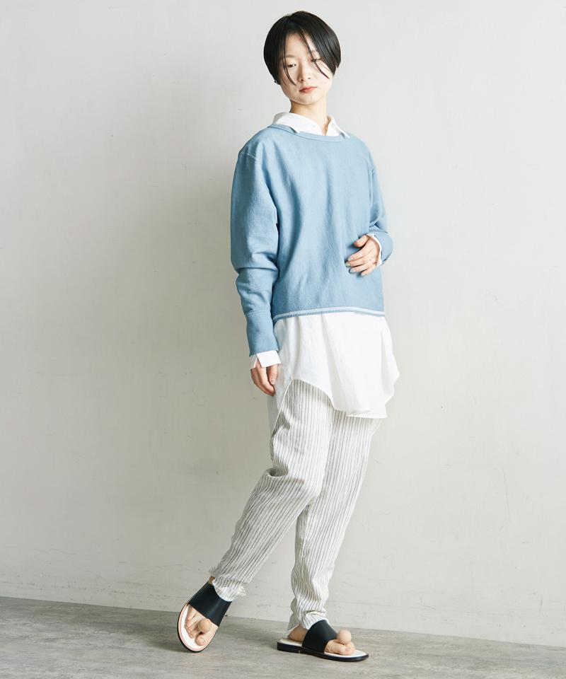 ○C/Cu/Liローン マニッシュシャツ（nitca）