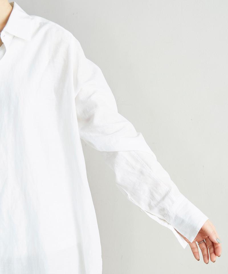 ○C/Cu/Liローン マニッシュシャツ（nitca）