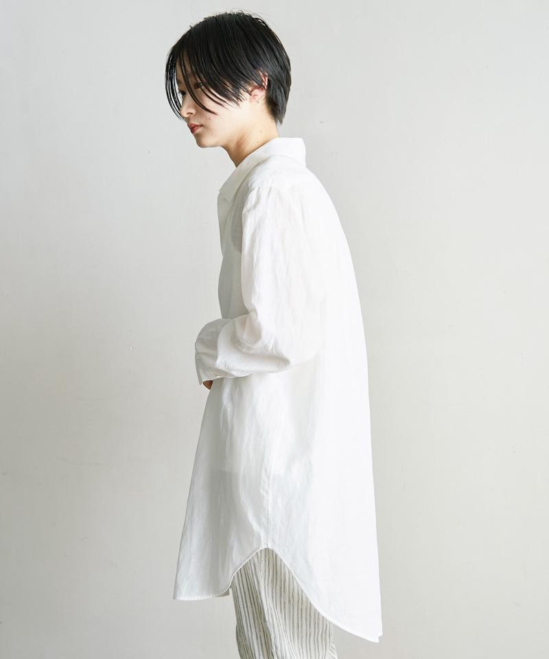 ○C/Cu/Liローン マニッシュシャツ（nitca）