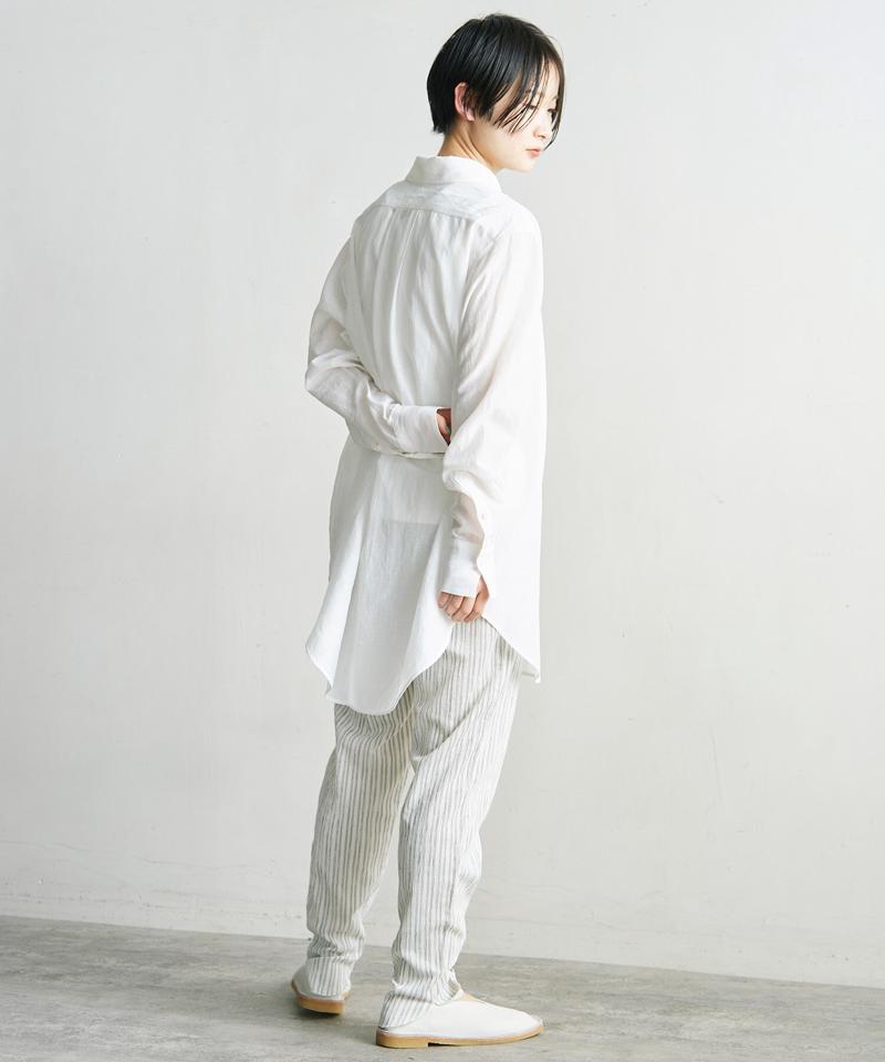 ○C/Cu/Liローン マニッシュシャツ（nitca）