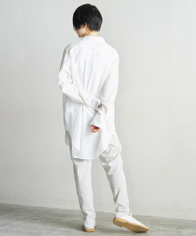 ○C/Cu/Liローン マニッシュシャツ（nitca）