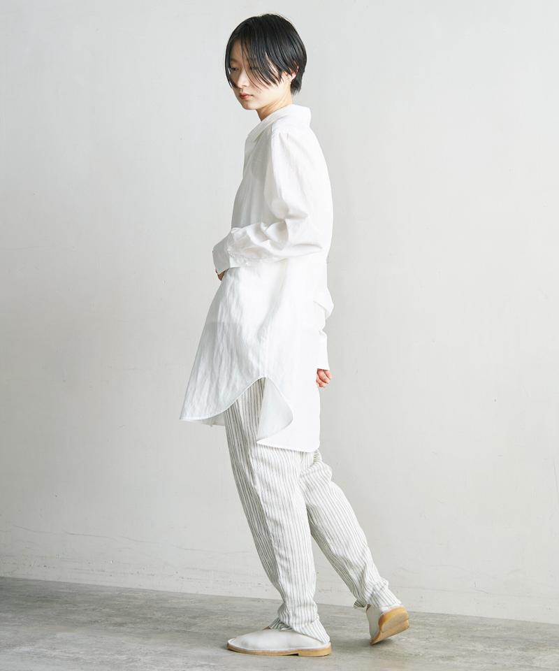 ○C/Cu/Liローン マニッシュシャツ（nitca）