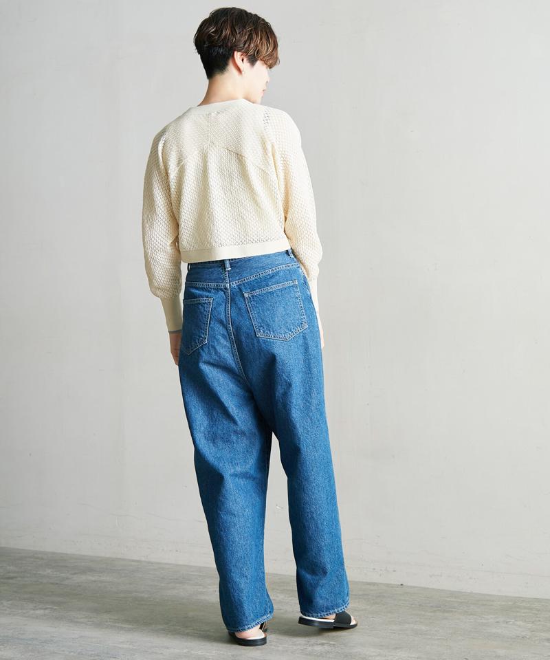 ○10ozデニム　ゆるストレートパンツ（nitca）