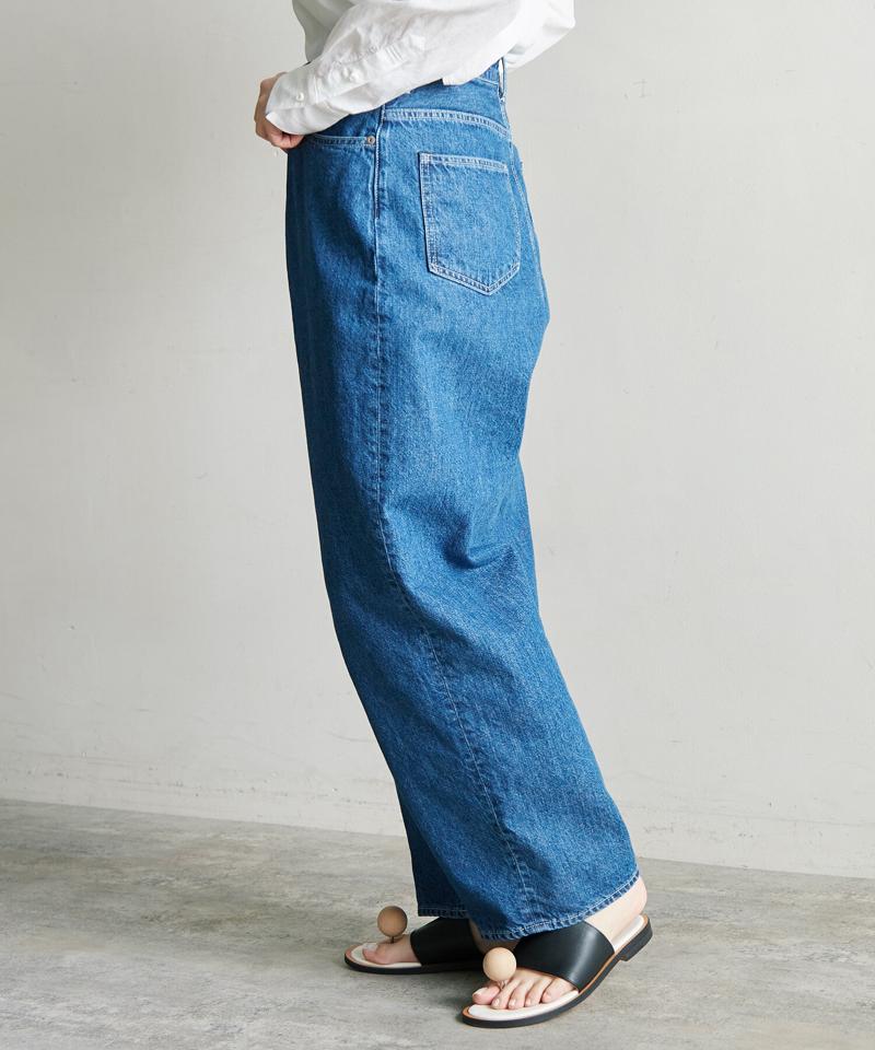 ○10ozデニム　ゆるストレートパンツ（nitca）