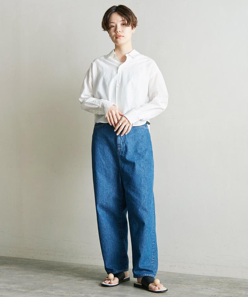 ○10ozデニム　ゆるストレートパンツ（nitca）