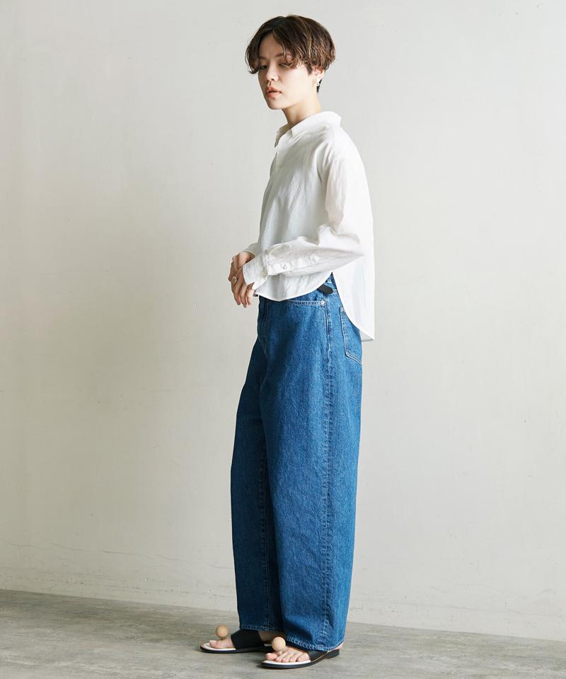 ○10ozデニム　ゆるストレートパンツ（nitca）