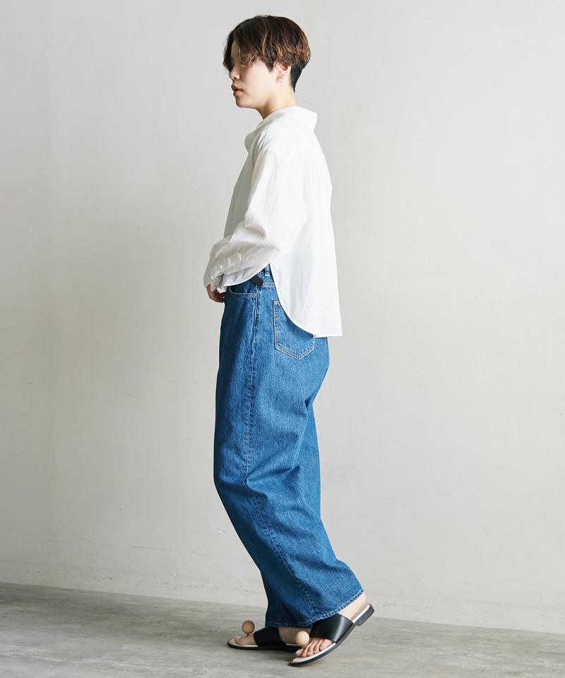 ○10ozデニム　ゆるストレートパンツ（nitca）