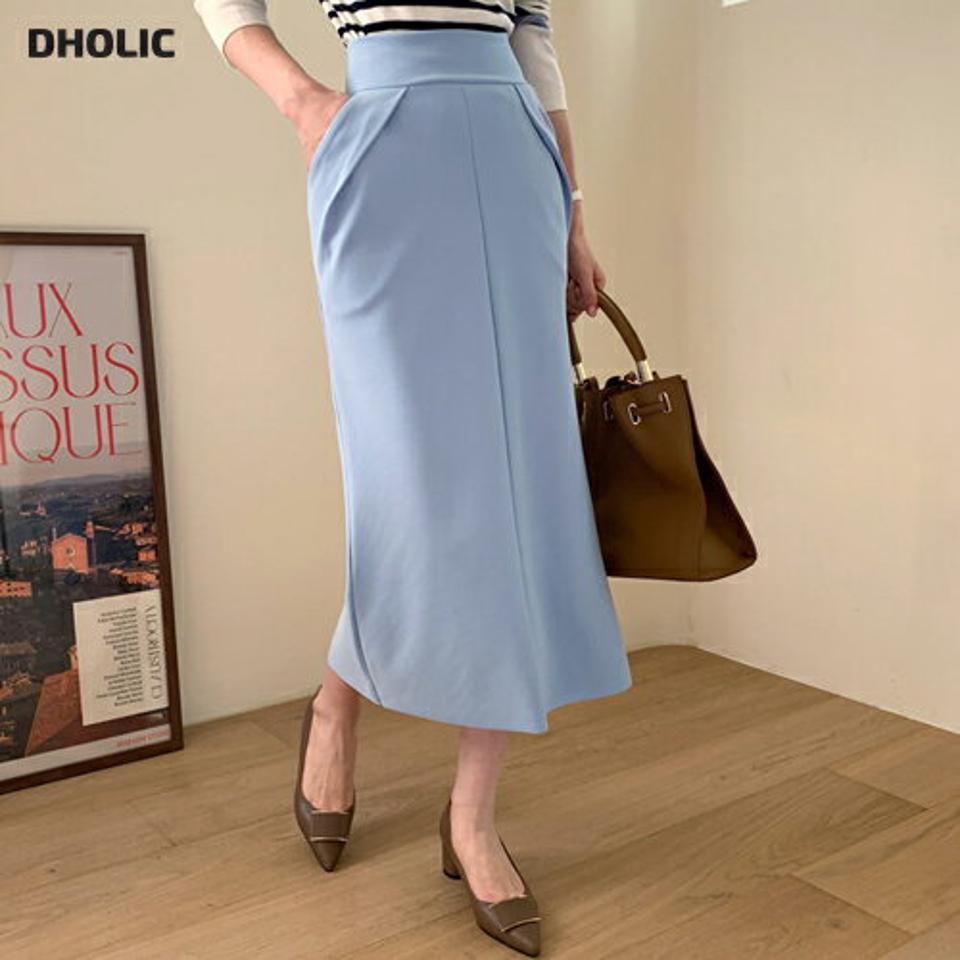 サイドタックペンシルスカート・全5色・b67067 レディース 【sk】【スカート ペンシルスカート ペンシル ロング ロングスカート 単色 無地 シンプル 大人 きれいめ 秋 冬 韓国 ファッション】【ハイホリHIHOLLI】
