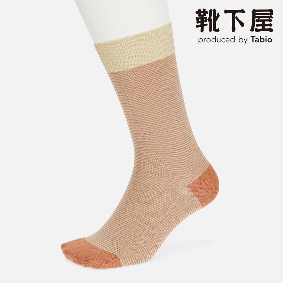 【全品送料無料★〜12/26 23:59迄】【あす楽】【Tabio MEN】 メンズ へーマンボーダーレギュラーソックス / 靴下屋 靴下 タビオ くつ下 クルー メンズ 日本製 2112ka