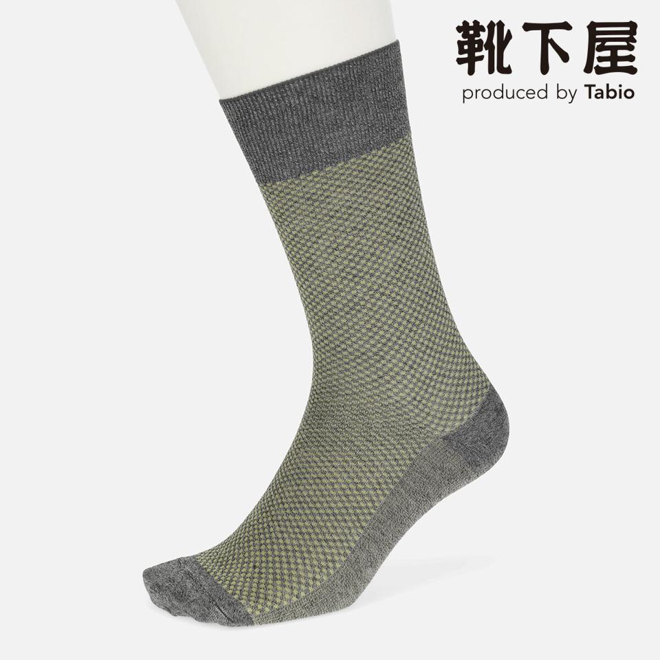 【あす楽】【Tabio MEN】 メンズ バーズアイレギュラーソックス / 靴下屋 靴下 タビオ くつ下 クルー メンズ 日本製