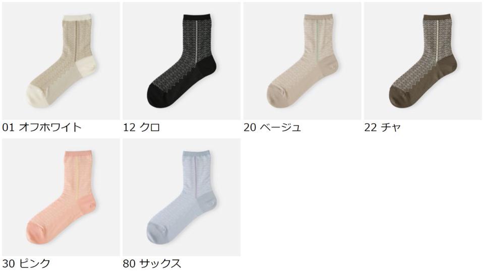 【全品送料無料★〜6/11 23:59迄】【あす楽】【靴下屋】 壁紙柄サイドラインソックス / 靴下 タビオ Tabio くつ下 クルー レディース 日本製
