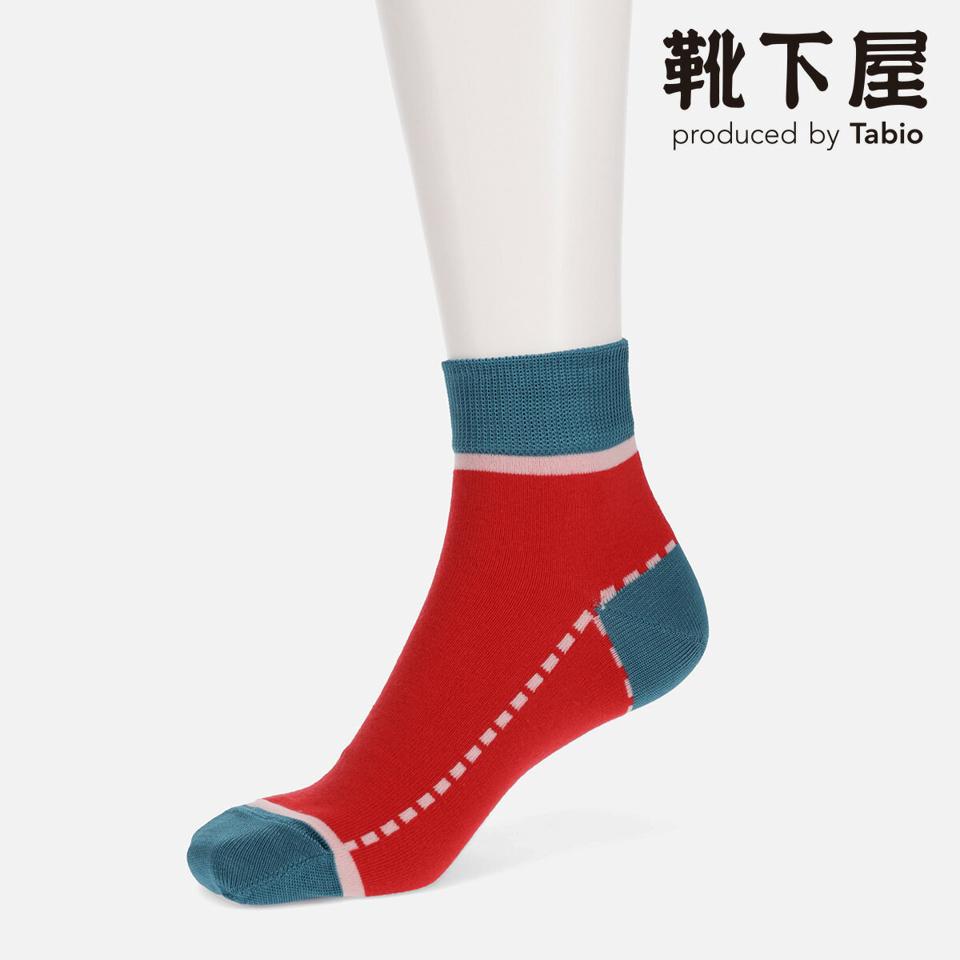 【あす楽】【靴下屋】 ゴム長キリトリラインショートソックス / 靴下 タビオ Tabio くつ下 ショート レディース 日本製 2106ka