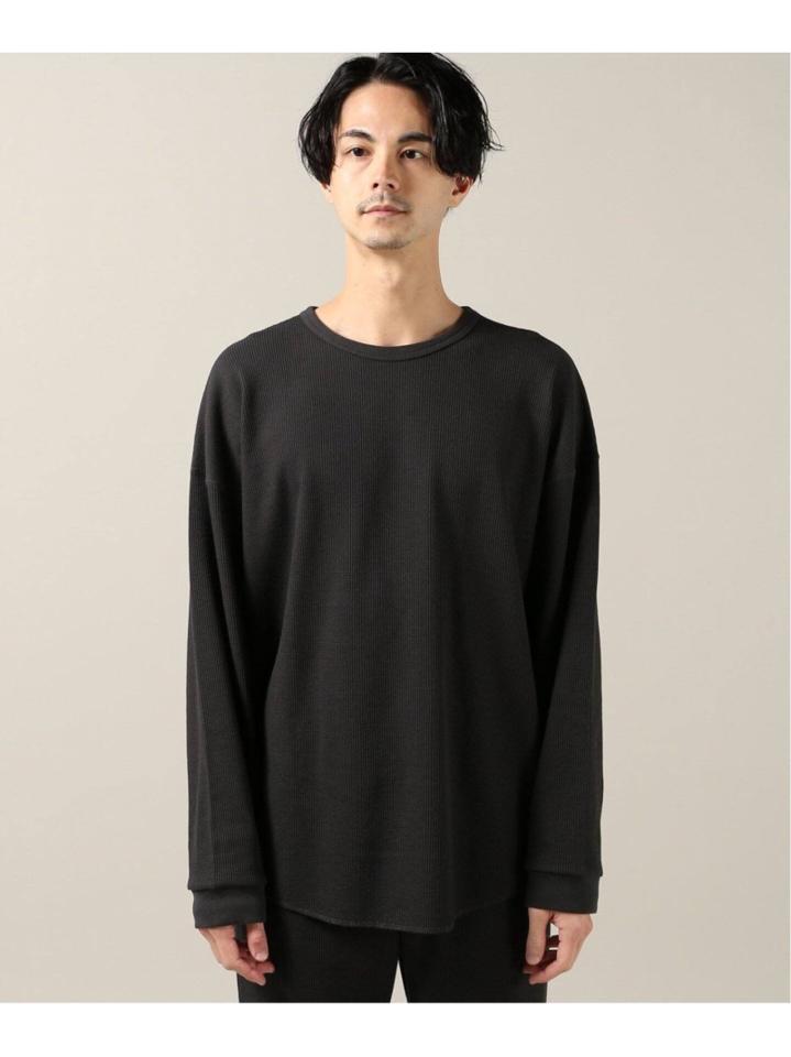 【ロンT+パンツ+巾着袋3点セット】T/Cワッフル ホームウェア セットアップ