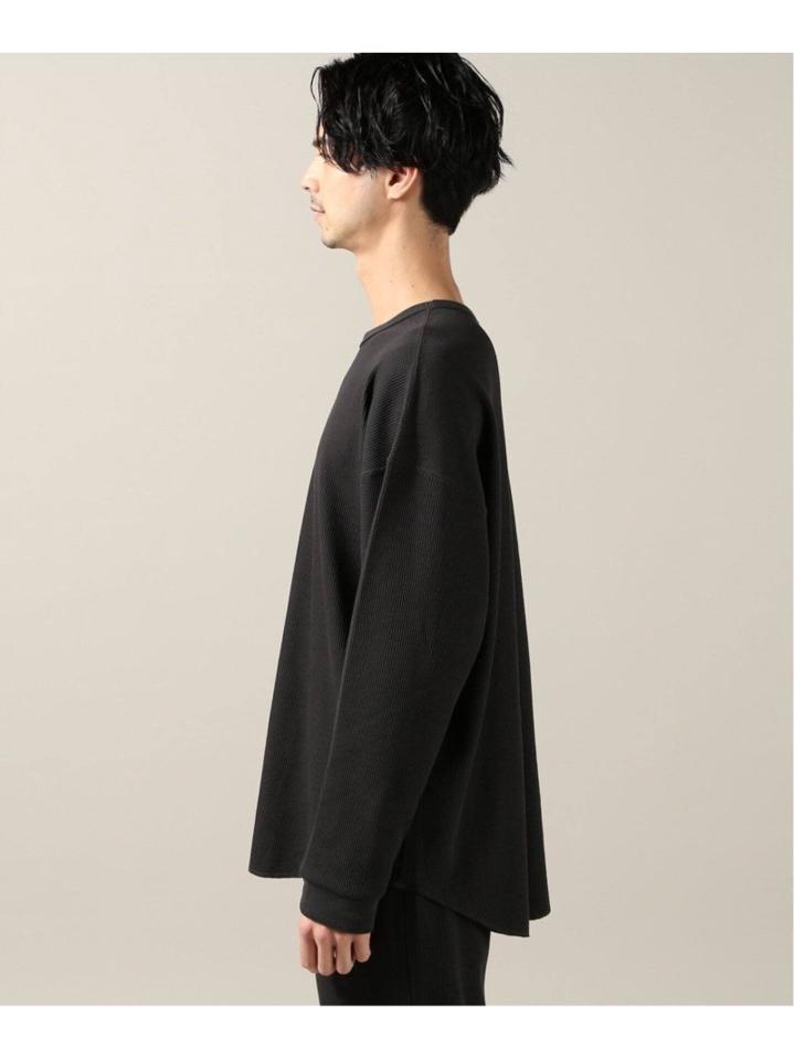 【ロンT+パンツ+巾着袋3点セット】T/Cワッフル ホームウェア セットアップ