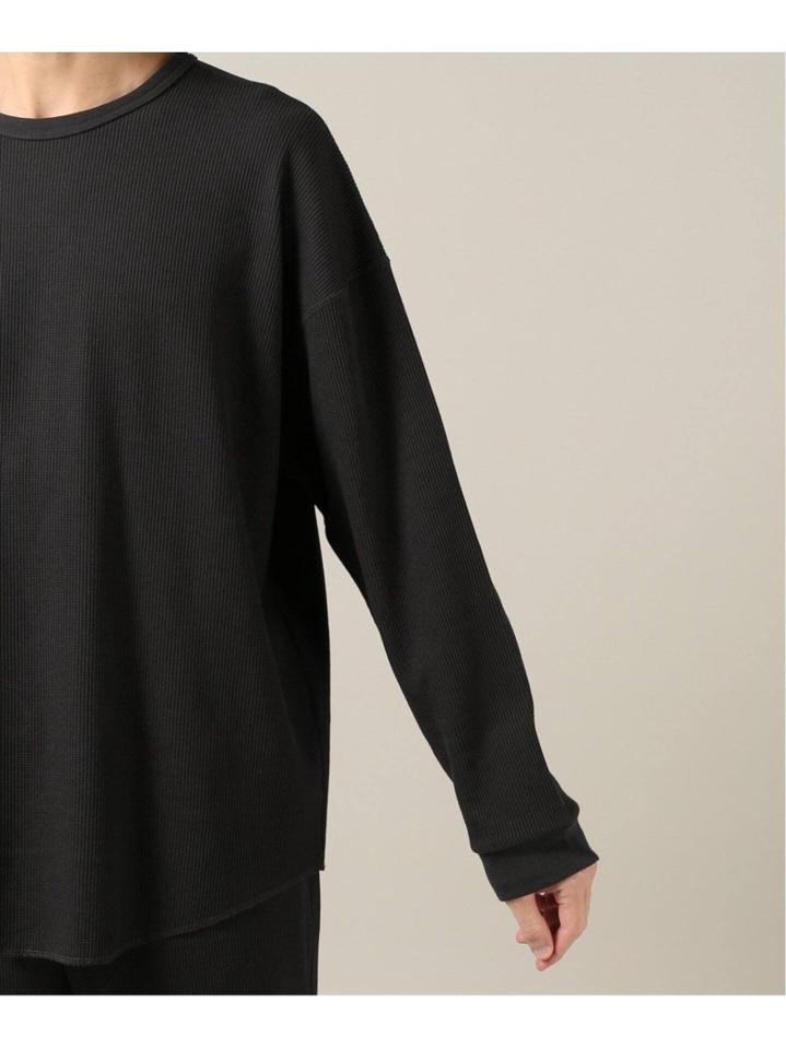 【ロンT+パンツ+巾着袋3点セット】T/Cワッフル ホームウェア セットアップ