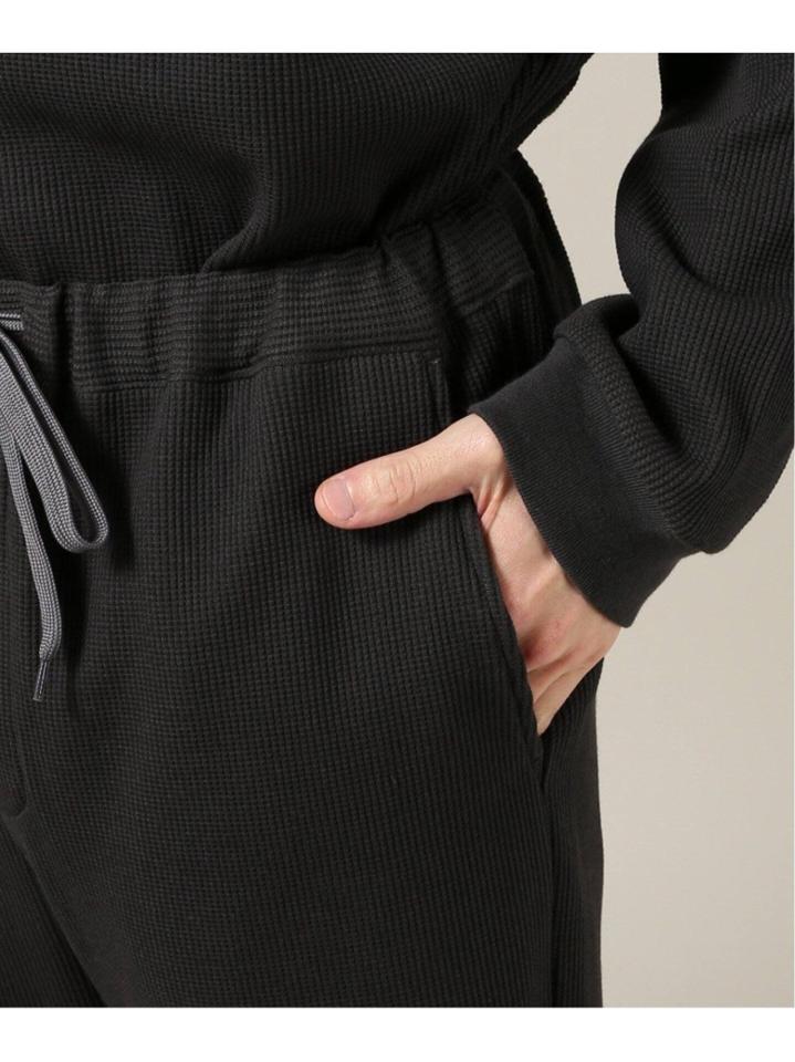 【ロンT+パンツ+巾着袋3点セット】T/Cワッフル ホームウェア セットアップ