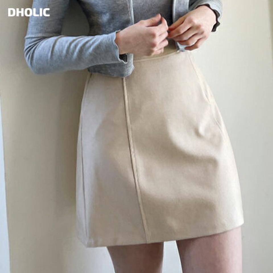 Aラインミニスカート・全5色・b61658 レディース 【sk】【韓国 ファッション ボトムス スカート ミニスカート ミニ ショート Aライン バックゴム ガーリー カジュアル デイリー スリム 細身 秋 春】