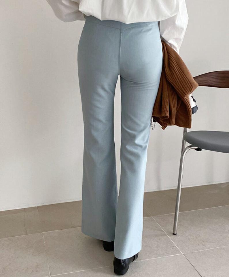 【只今10%OFF】スリットポイントパンツ・全3色・67095 レディース 【pt】【パンツ ズボン ロングパンツ スリット 単色 無地 シンプル 大人 きれいめ 秋 春 冬 韓国 ファッション】【ハイホリHIHOLLI】