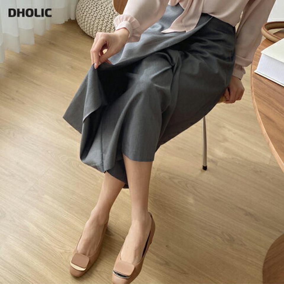 ワイドラップパンツ・全2色・t67123 レディース 【pt】【パンツ ズボン ロングパンツ ラップデザイン ラップパンツ ワイド ワイドパンツ 体型カバー 単色 無地 シック ユニーク 大人 秋 春 韓国 ファッション】【ハイホリHIHOLLI】