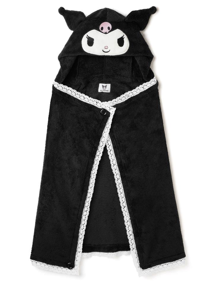 サンリオコラボ　クロミフード付きマルチウェイブランケット