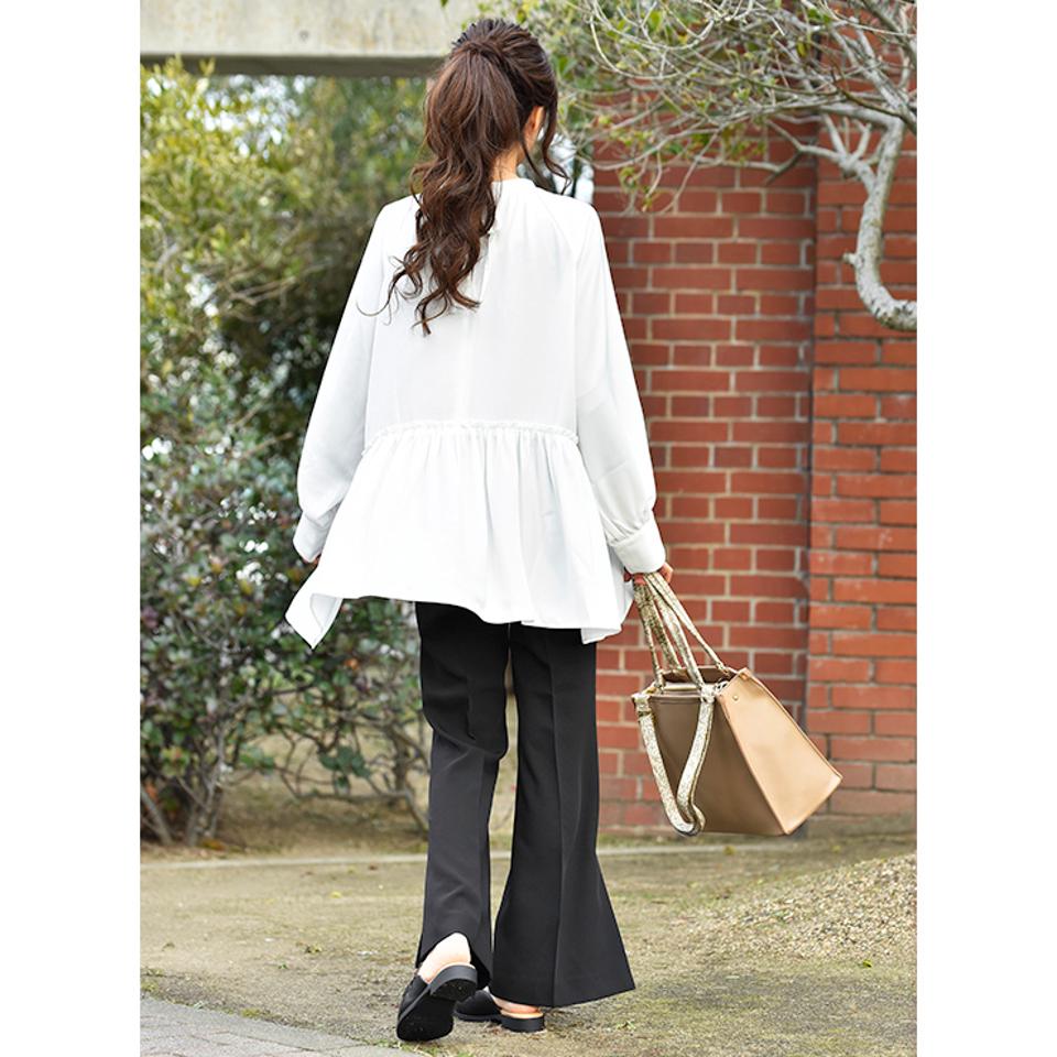 レディース　裾スリットパンツ（MUMU＆Co.）