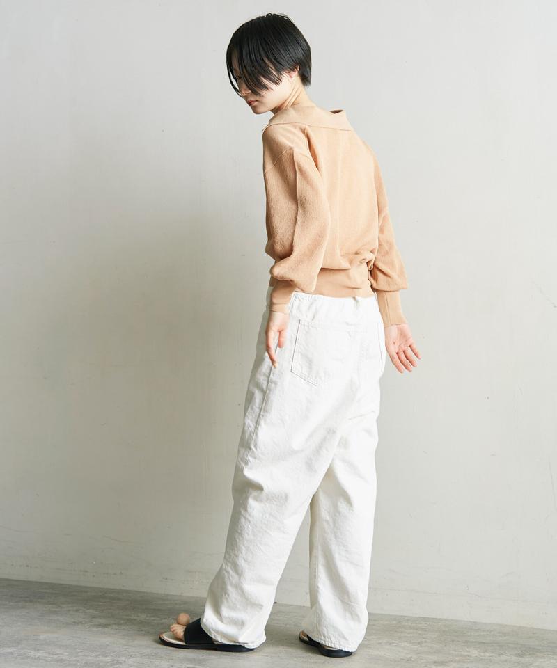 ○美濃和紙　スキッパープルオーバー（nitca）