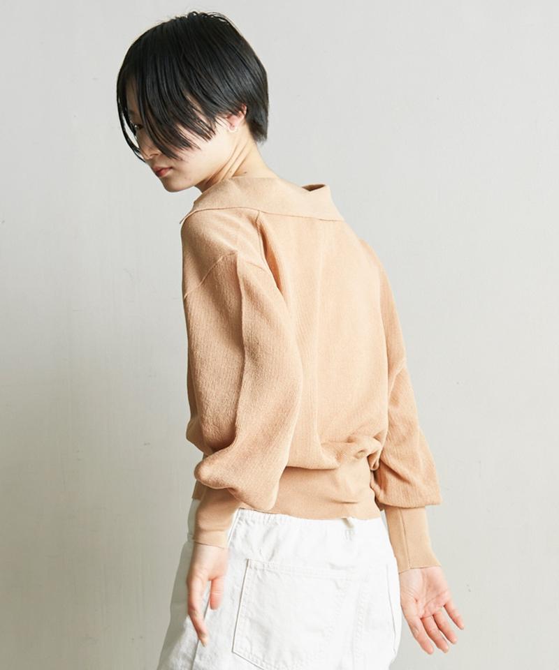 ○美濃和紙　スキッパープルオーバー（nitca）