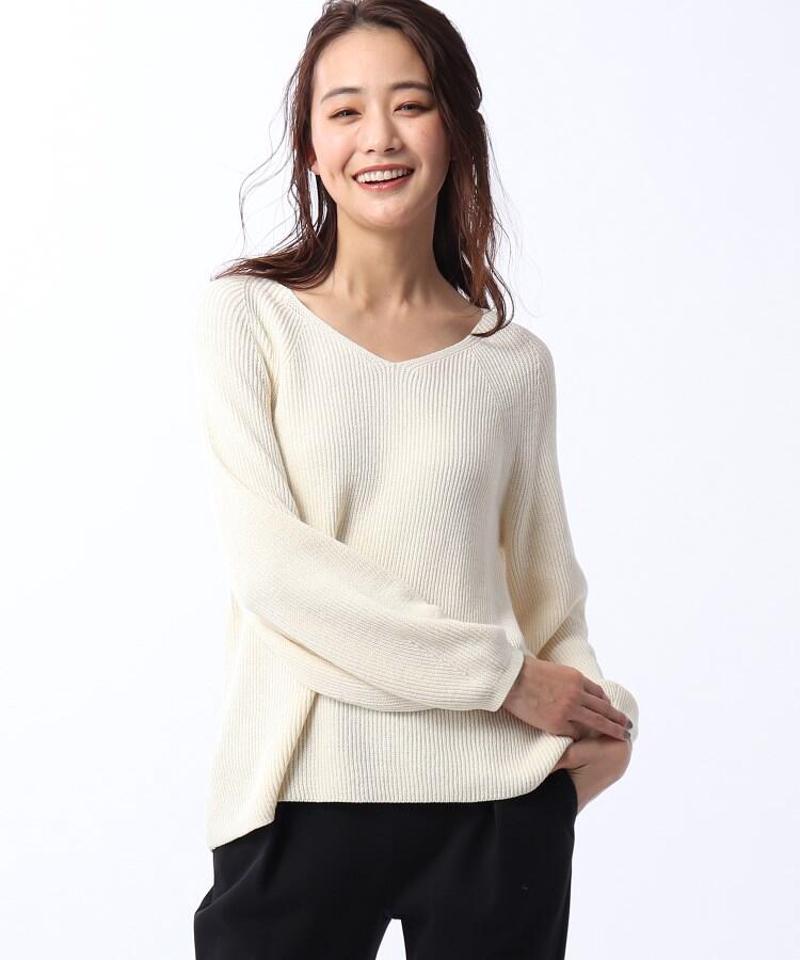 ◆コットンリネンラミーニット