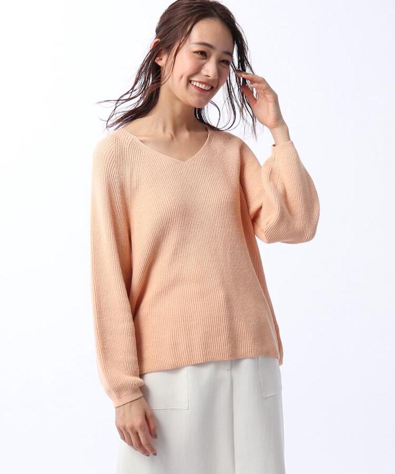 ◆コットンリネンラミーニット