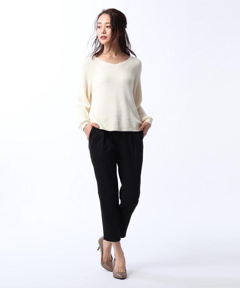 ◆コットンリネンラミーニット