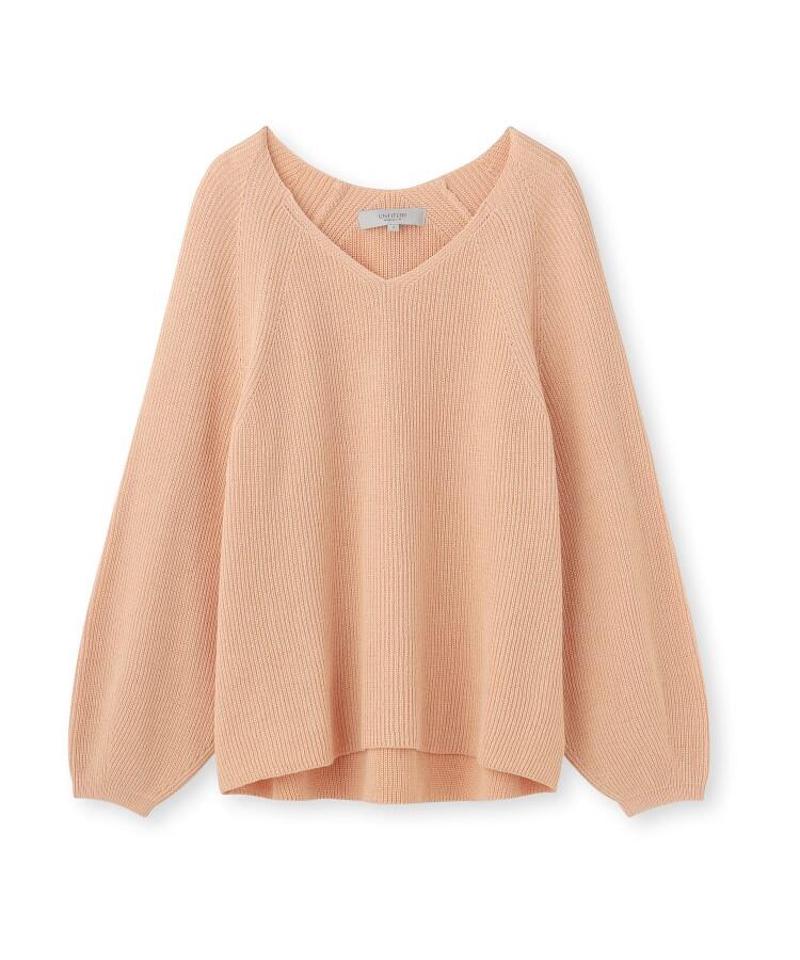 ◆コットンリネンラミーニット