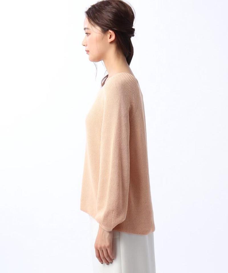 ◆コットンリネンラミーニット