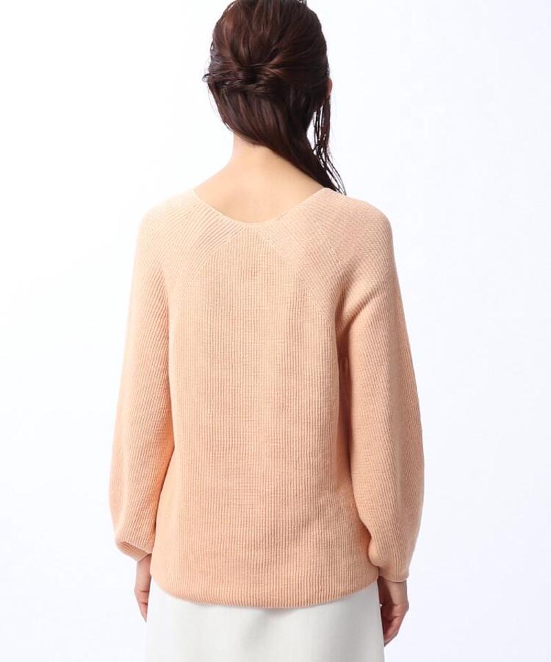 ◆コットンリネンラミーニット