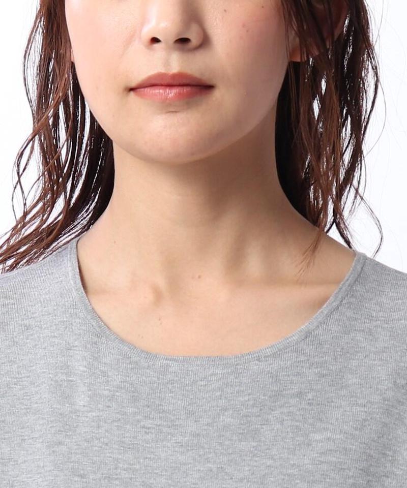 ◆レーヨン混ストレッチニットワンピース