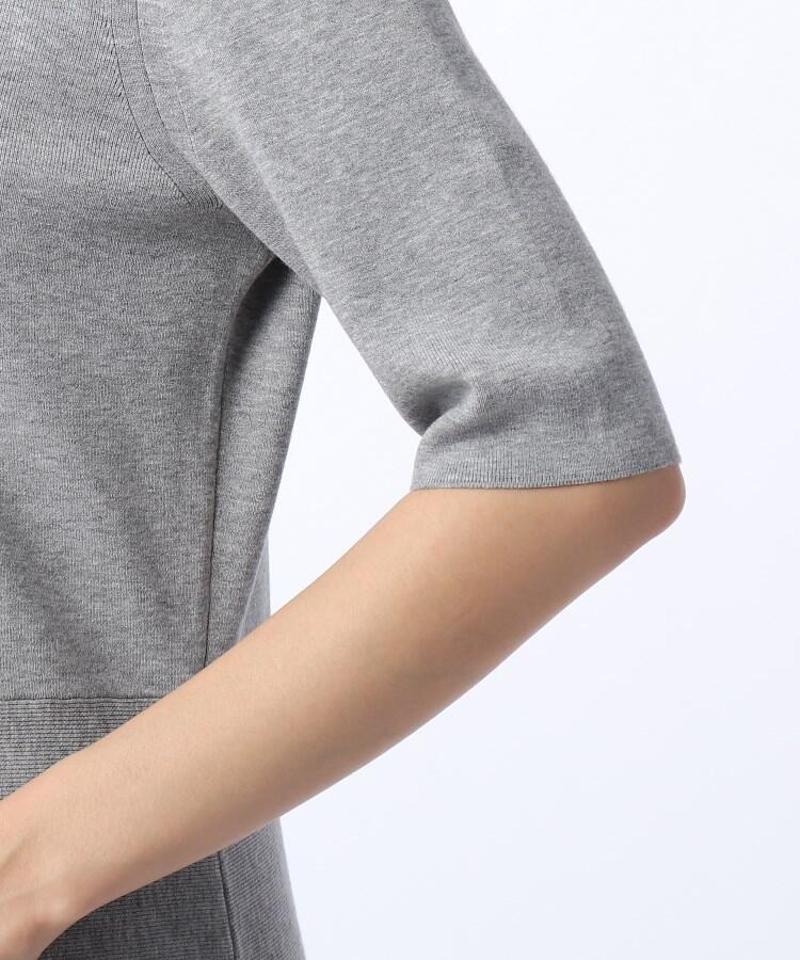 ◆レーヨン混ストレッチニットワンピース