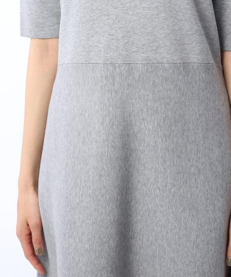◆レーヨン混ストレッチニットワンピース