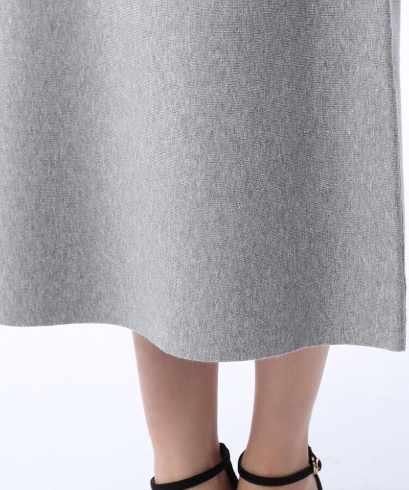 ◆レーヨン混ストレッチニットワンピース