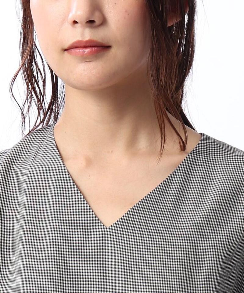 ◆袖フレアラップ風ワンピース