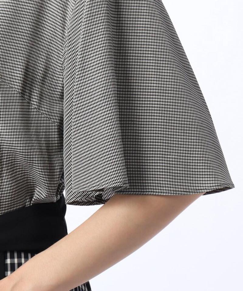 ◆袖フレアラップ風ワンピース