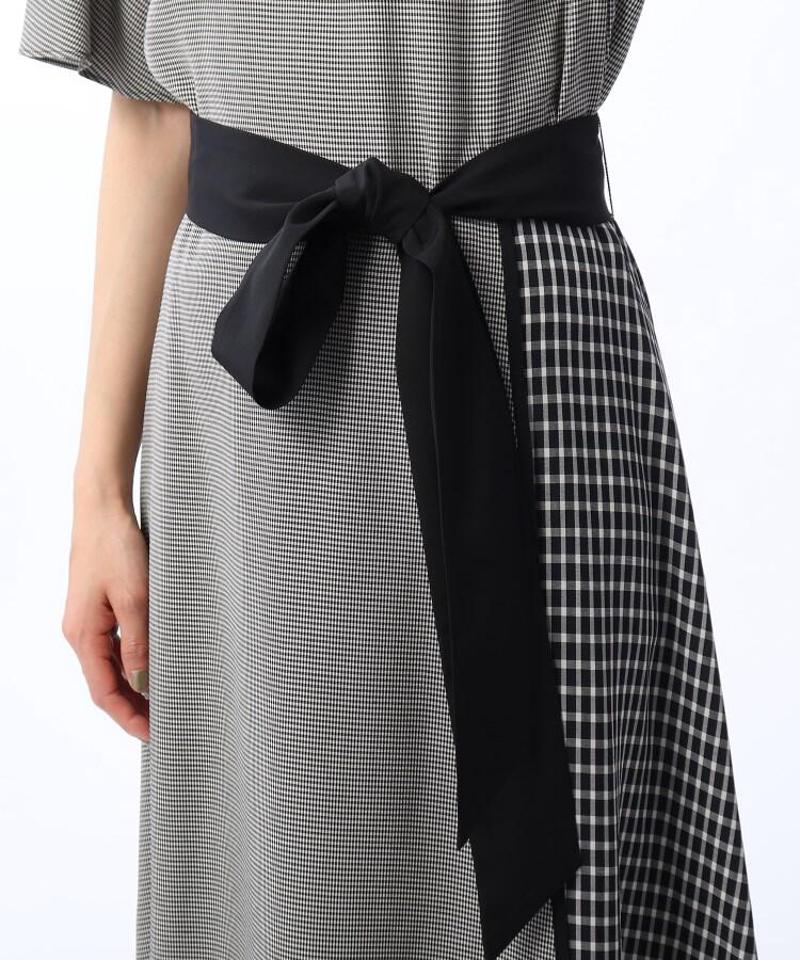 ◆袖フレアラップ風ワンピース