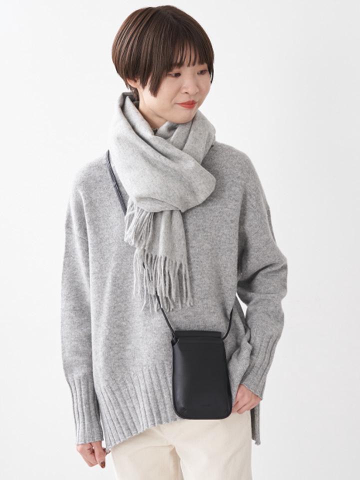 【THE CASE×collex】別注　neck pouch　レザー ネックポーチ